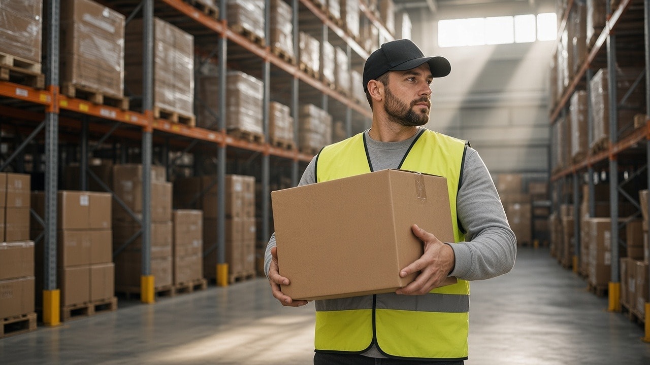 Equipo con ropa de alta visibilidad en entorno industrial